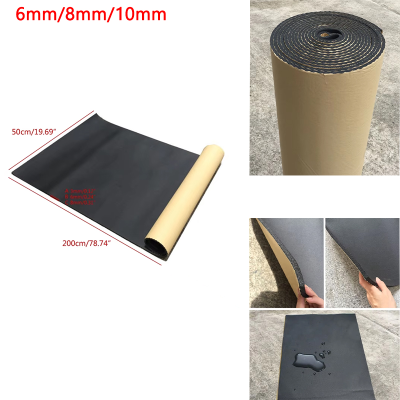 Eva Foam Sheet - 1 롤 200cmx50cm 6mm/8mm/10mm 접착식 폐쇄