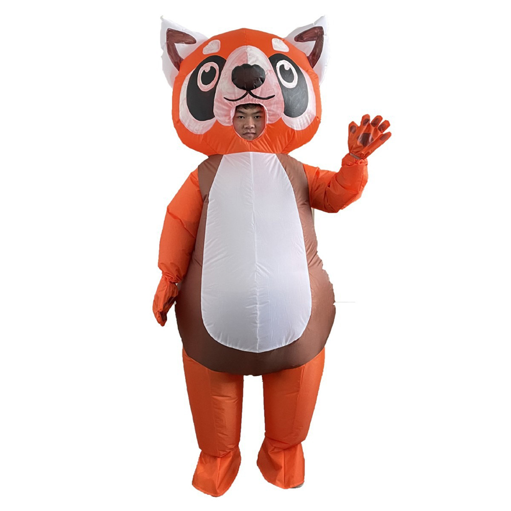 Cosplay Prop Business - 오렌지 레드 팬더 풍선 의상 풀