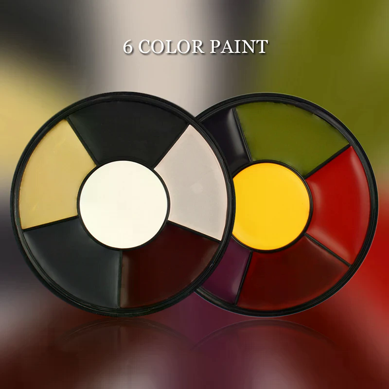 Cosplay Prop Painting - 6 색상 수용성 페이스 바디 페인트