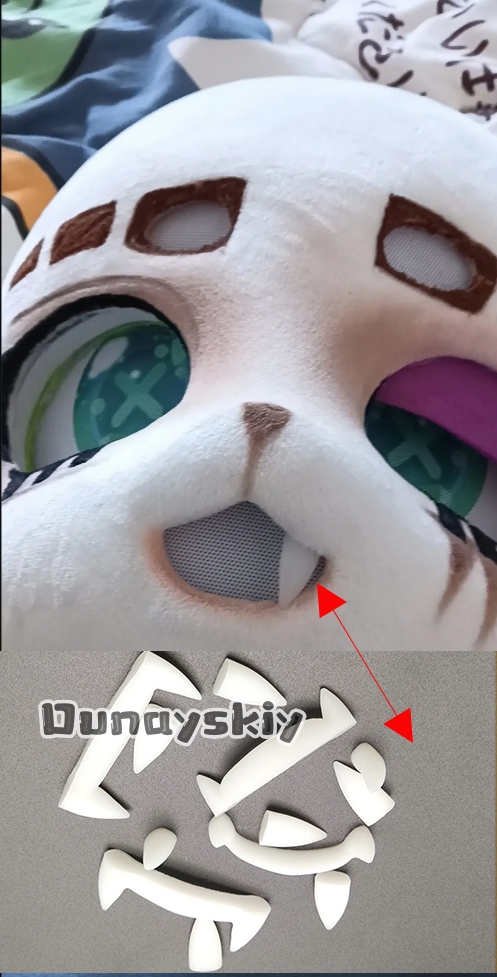 Cosplay Prop 3D Print Settings - 모피 3D 인쇄 Kemono Fursuit 가짜