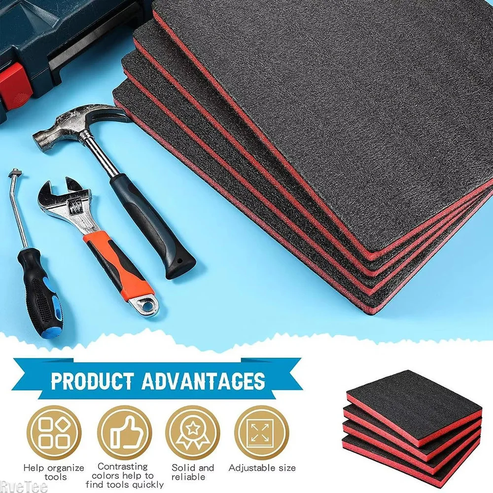 4Pcs 도구 상자 폼 인서트 포장 폼 패드 카메라 케 - Eva Foam Sheet 리뷰 및 가격