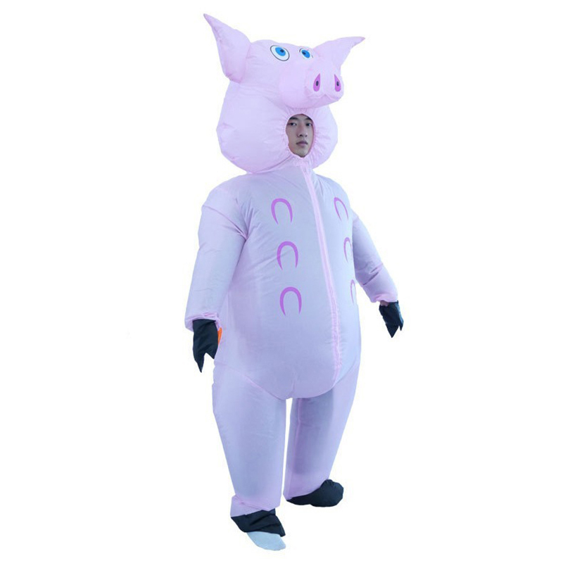 핑크 돼지 풍선 의상 비즈니스 활동 부모-자녀 게임 공 - Cosplay Prop Business 리뷰 및 가격