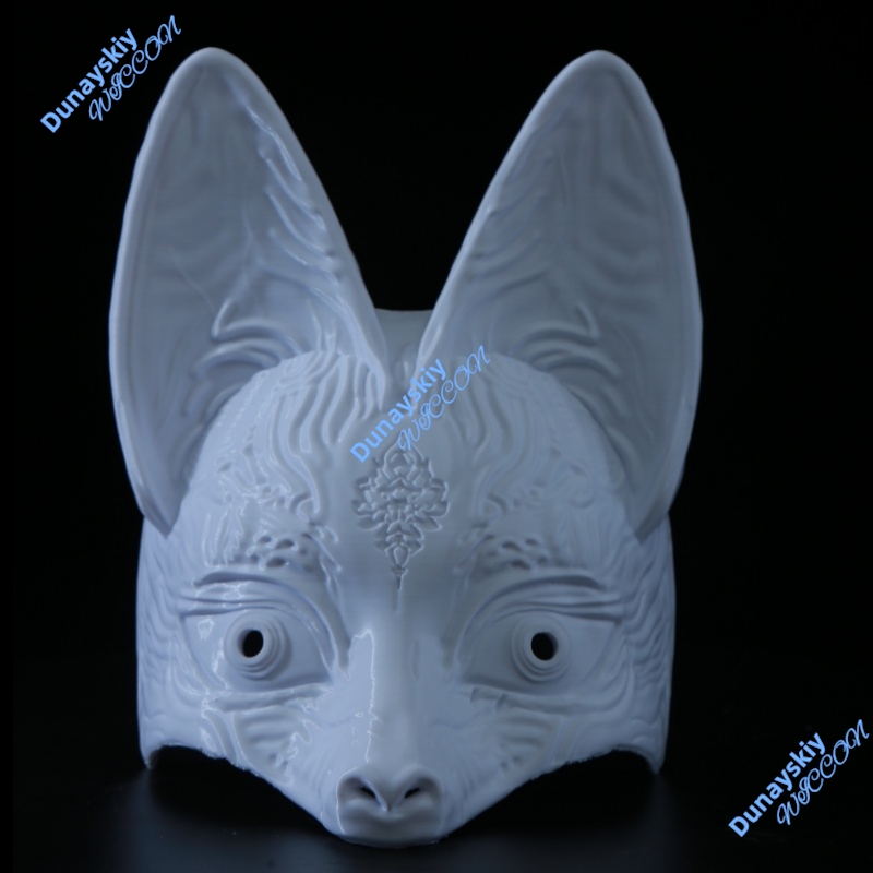 힐 할로윈 가면 파티 여우 가면 3D 프린팅 무소음 시 - Cosplay Prop 3D Print Settings 리뷰 및 가격